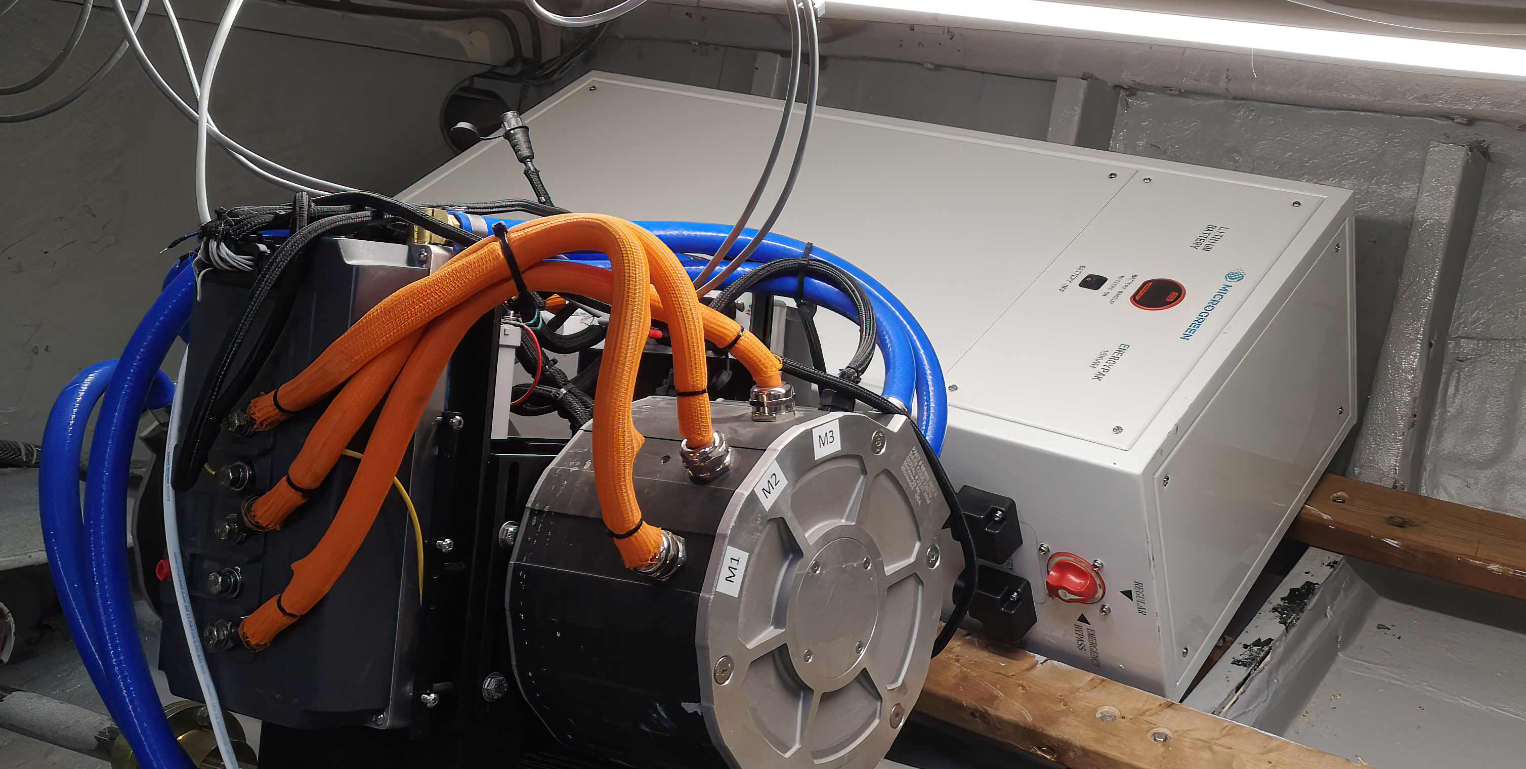 EV battery pack for boat