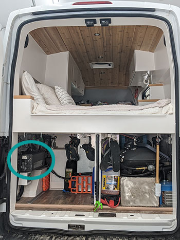 A customer testimonial for an offgrid power system custom designed specifically for his vehicle