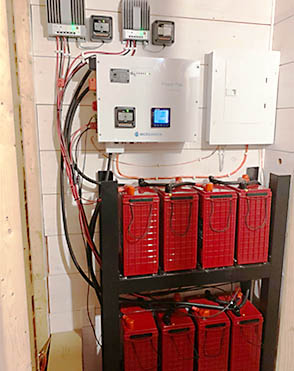 A customer testimonial on Microgreen complete offgrid solar system custom designed for his specific needs