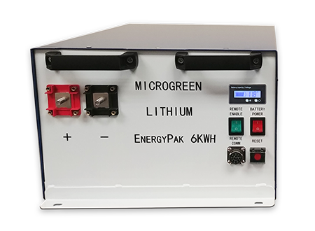 Microgreen Energy Pak lithium batteries - 6 kWh