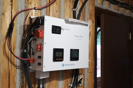 Installation of PowerPak solar system integration box