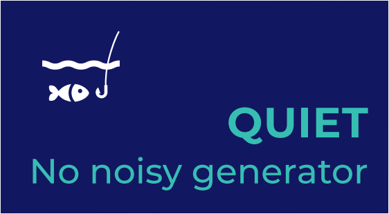 marine lithium battery is quiet, unlike noisy generators