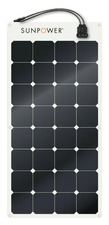 SunPower Semi-Flex Solar Panel, 100W